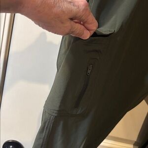 2 Pr. all in motion 1 Olive Green and 1 black Women's Cargo Jogger Pants XXL